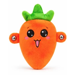 Jucarie Interactiva din Plus MORCOV Fruit Sensing Rhythm Toy Sunete Reactie la Atingere PORTOCALIU