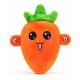 Jucarie Interactiva din Plus MORCOV Fruit Sensing Rhythm Toy Sunete Reactie la Atingere PORTOCALIU
