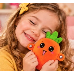 Jucarie Interactiva din Plus MORCOV Fruit Sensing Rhythm Toy Sunete Reactie la Atingere PORTOCALIU