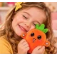 Jucarie Interactiva din Plus MORCOV Fruit Sensing Rhythm Toy Sunete Reactie la Atingere PORTOCALIU