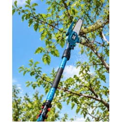 Foarfeca Electrica de Tuns Crengi 2 in 1 cu Mini Drujba si Tija Telescopica cu 2 Acumulatori HUS746 2 