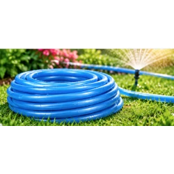 Furtun SILICON PVC 1/2 de 18 mm 50 m Albastru pentru Apa MX1332