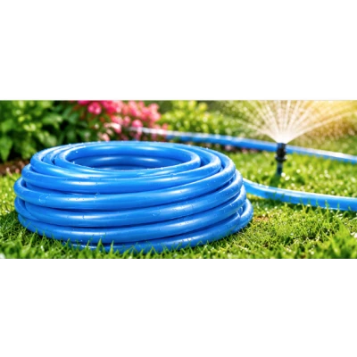 Furtun SILICON PVC 5/8 de 20 mm 100 metri Albastru pentru Apa MX1622