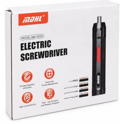 Trusa Surubelnita electrica fara fir MDHL 8528 cu biti de precizie