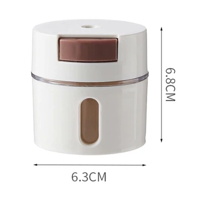 Set 4 Recipiente Magnetice pentru condimente tip organizator cu montare pe Perete