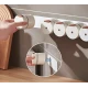 Set 4 Recipiente Magnetice pentru condimente tip organizator cu montare pe Perete