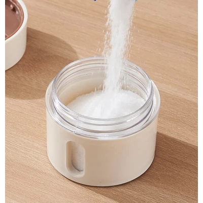 Set 4 Recipiente Magnetice pentru condimente tip organizator cu montare pe Perete