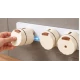 Set 4 Recipiente Magnetice pentru condimente tip organizator cu montare pe Perete