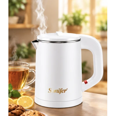 Fierbator Electric Sonifer SF 2058 de 600W Capacitate 0,6L Oprire Automata