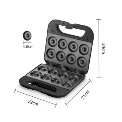 Aparat Electric pentru Preparat Gogosi/Doughnuts RAF R 595 de 850W cu 8 Forme