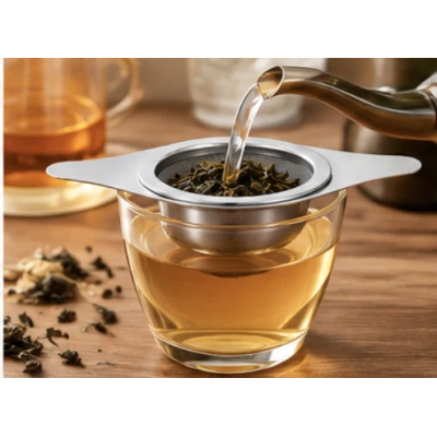 Infuzor pentru Ceai din Inox SY03 Filtru Reutilizabil pentru Ceai si Plante