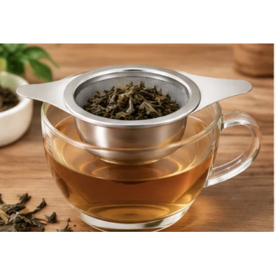 Infuzor pentru Ceai din Inox SY03 Filtru Reutilizabil pentru Ceai si Plante