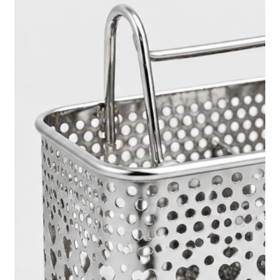 Suport pentru Tacamuri din Metal Organizator de Bucatarie 16 × 10 × 20 cm