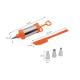 Seringa pentru Decorarea Prajiturilor din Inox cu 3 Duze si Spatula