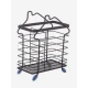 Suport pentru Tacamuri din Metal Organizator Bucatarie tip casuta 15 × 9 × 20 cm