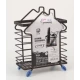Suport pentru Tacamuri din Metal Organizator Bucatarie tip casuta 15 × 9 × 20 cm