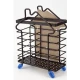 Suport pentru Tacamuri din Metal Organizator Bucatarie tip casuta 15 × 9 × 20 cm