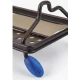 Suport pentru Tacamuri din Metal Organizator Bucatarie tip casuta 15 × 9 × 20 cm
