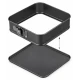 Set 3 Forme Patrate pentru Tort cu Fund Detasabil 12 / 15 / 18 cm