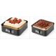Set 3 Forme Patrate pentru Tort cu Fund Detasabil 12 / 15 / 18 cm