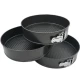 Set 3 Forme Rotunde pentru Tort cu Fund Detasabil 18 / 20 / 22 cm
