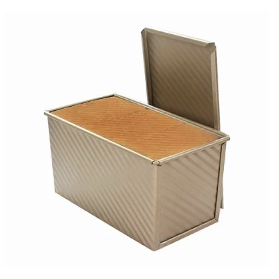 Forma Dreptunghiulara pentru Paine si Cozonac cu Capac Detasabil Metalica 32 X 12 X 11.5 CM