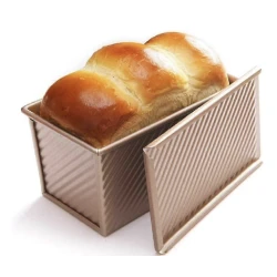 Forma Dreptunghiulara pentru Paine si Cozonac cu Capac Detasabil Metalica 32 X 12 X 11.5 CM