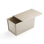 Forma Dreptunghiulara pentru Paine si Cozonac cu Capac Detasabil Metalica 32 X 12 X 11.5 CM
