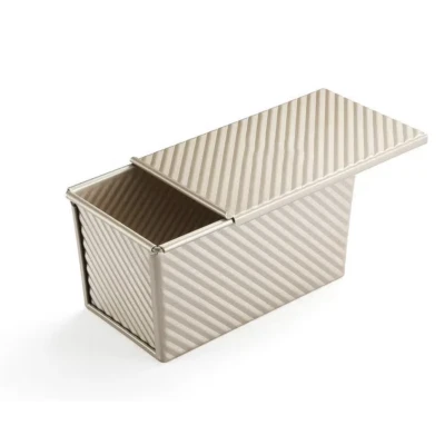 Forma Dreptunghiulara pentru Paine si Cozonac cu Capac Detasabil Metalica 32 X 12 X 11.5 CM