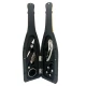 Set 5 Accesorii pentru Vin in Cutie Tip Sticla de sampanie CHAMPAGNE 32 cm