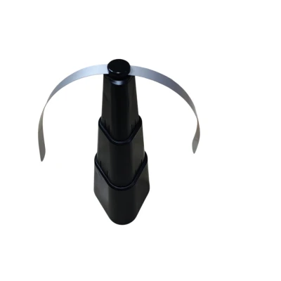 Mini Ventilator Anti Muste cu Lamele Holografice Soft Stopa Alimentare 2×AA  Portabil