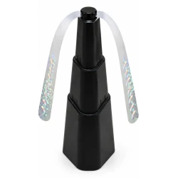Mini Ventilator Anti Muste cu Lamele Holografice Soft Stopa Alimentare 2×AA  Portabil