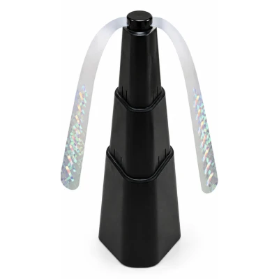 Mini Ventilator Anti Muste cu Lamele Holografice Soft Stopa Alimentare 2×AA  Portabil