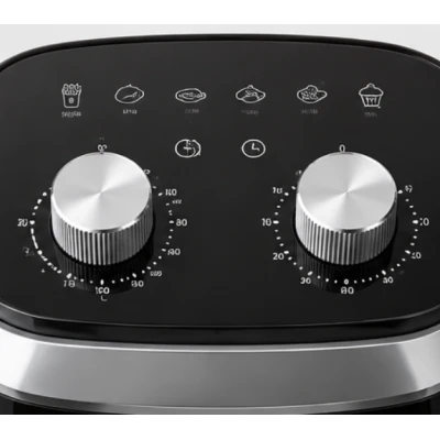 Friteuza cu Aer Cald Air Fryer capacitate 5.5L Control Temperatura si Timp
