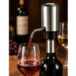 Aerator si Dozator Electric pentru Vin reincarcabil USB