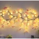 Ghirlanda Luminoasa LED cu Flori USB Telecomanda 8 Moduri de Iluminare Decorativa