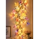 Ghirlanda Luminoasa LED cu Flori USB Telecomanda 8 Moduri de Iluminare Decorativa