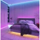 Instalatie LED RGB 10 Metri Multicolora Control prin Aplicatie si Telecomanda