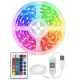 Instalatie LED RGB 10 Metri Multicolora Control prin Aplicatie si Telecomanda
