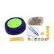 Set Creativ cu roata de olarit 2 viteze 6 culori de vopsea kit de modelaj ceramica 22 × 22 cm