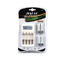 Incarcator Baterii JIABAO JB 212 pentru AA/AAA Ni MH si Ni Cd cu 4 Acumulatori AAA R03