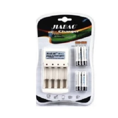 Incarcator Baterii JIABAO JB 212 pentru AA/AAA Ni MH si Ni Cd cu 4 Acumulatori AAA R03