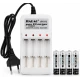 Incarcator Baterii JIABAO JB 212 pentru AA/AAA Ni MH si Ni Cd cu 4 Acumulatori AAA R03