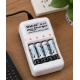 Incarcator Baterii JIABAO JB 212 pentru AA/AAA Ni MH si Ni Cd cu 4 Acumulatori AAA R03