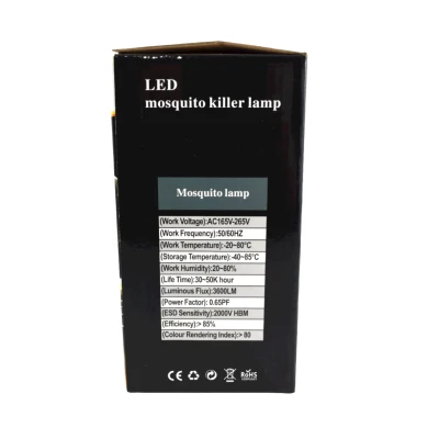 Lampa Anti tantari tip bec 45W cu 3 Brate Mosquito Killer 3600 LM
