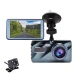 Camera Auto DVR Duala Fata si Spate Ecran Touchscreen 4 inch Full HD 1080P Unghi 170 grade Viziune Nocturna