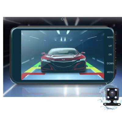 Camera Auto DVR Duala Fata si Spate Ecran Touchscreen 4 inch Full HD 1080P Unghi 170 grade Viziune Nocturna