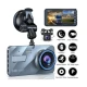 Camera Auto DVR Duala Fata si Spate Ecran Touchscreen 4 inch Full HD 1080P Unghi 170 grade Viziune Nocturna