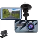 Camera Auto DVR Duala Fata si Spate Ecran Touchscreen 4 inch Full HD 1080P Unghi 170 grade Viziune Nocturna