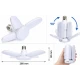 Bec LED E27 cu 4 Brate Ajustabile 60W Lumina Alb Rece 6500K Pliabil Iluminare 360